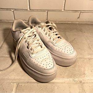 Nike Women's Court Vision Low Alta Platform Shoes